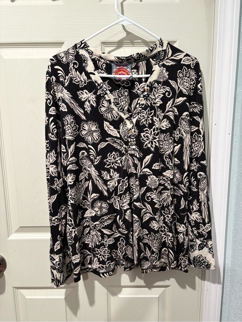 Johnny Was Noah Henley long sleeve top